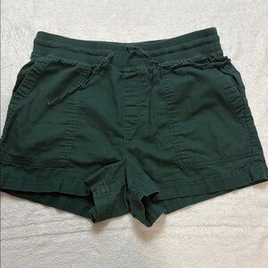 Women's Green Casual Shorts